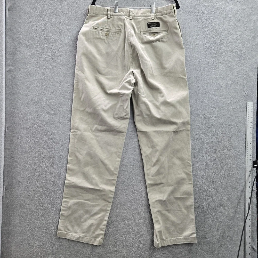 Banana‎ Republic Men Pants 33X34 Beige Chino Twill Button 33